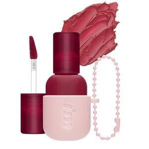 NIB I’m Meme Velvet Lip Tint Key Ring, muted plum